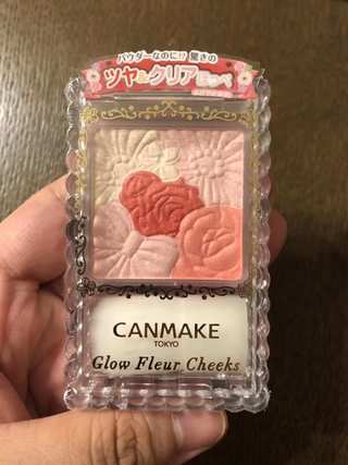 Canmake Japan 花瓣五色腮红 - 色号 01 Peach Blossom Hibiscus