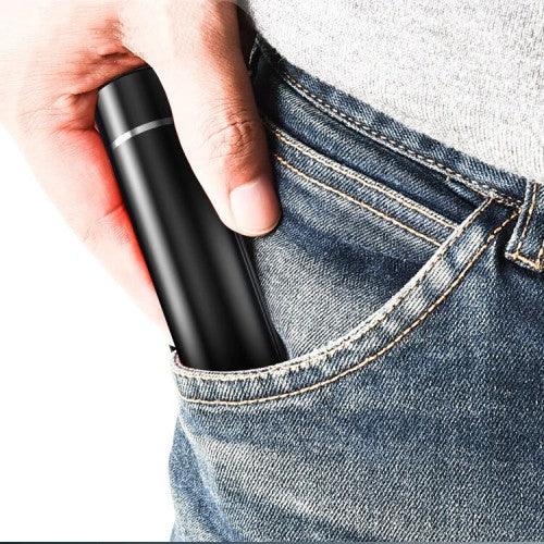 迷你便携式 USB 充电式浮动剃须刀胡须修剪器
