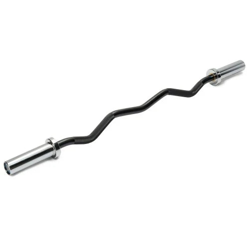 Olympic Curl Bar, 56 inch EZ Curl Barbell, 500 LB Weight Capacity Lifting Bar for Strength Training, Biceps Curl and Triceps Extensions
