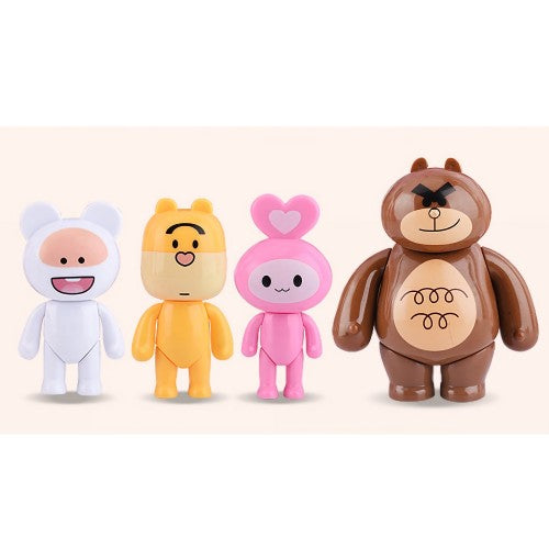 Boss Bear Airplane Roleplay Set, 1:12 Group Travel Plane Play House Тоу Set for Kids