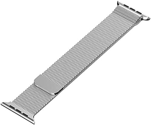 不锈钢石墨色 Apple Watch 38/40/42/44 毫米米兰尼斯表带
