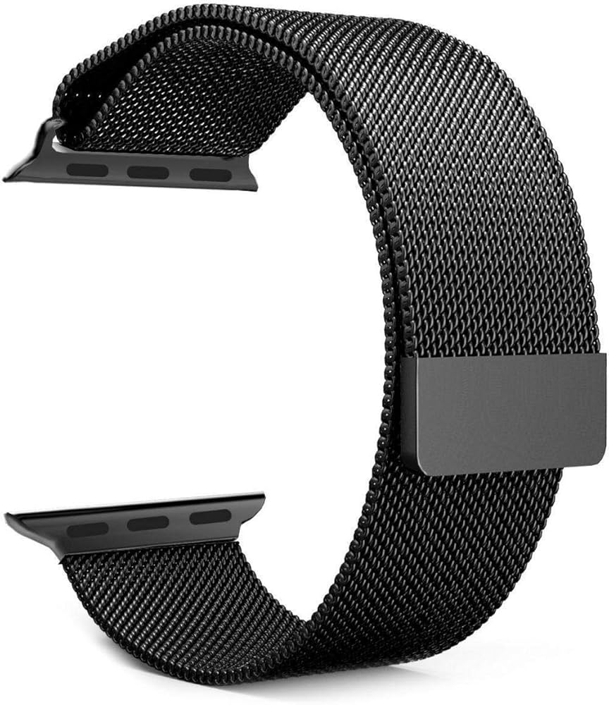 不锈钢石墨色 Apple Watch 38/40/42/44 毫米米兰尼斯表带
