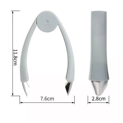 便携式不锈钢草莓去蒂器、果蒂去除器、厨房小工具