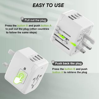 通用旅行快速充电器插座 通用旅行适配器