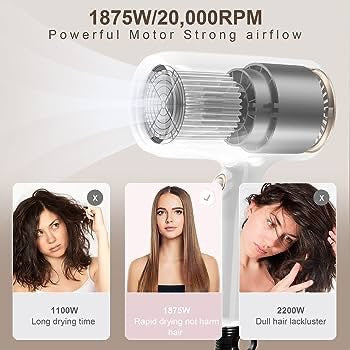 DOOAIR 1875W 三合一离子吹风机