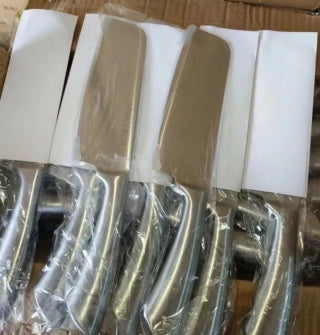 Multiple knives in bulk packaging - full steel construction, protective wrap, ready to ship