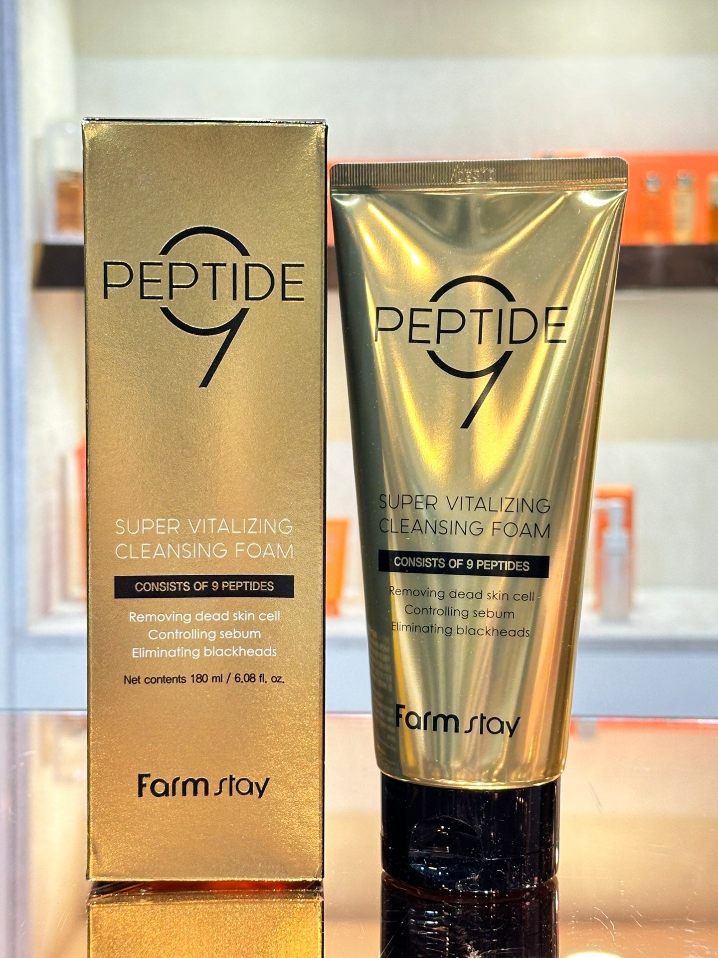 Korea Farmstay Plant Garden Peptide Super Active Cleansing Foam