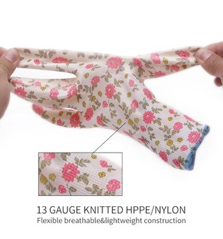 花卉印花手套(10双)