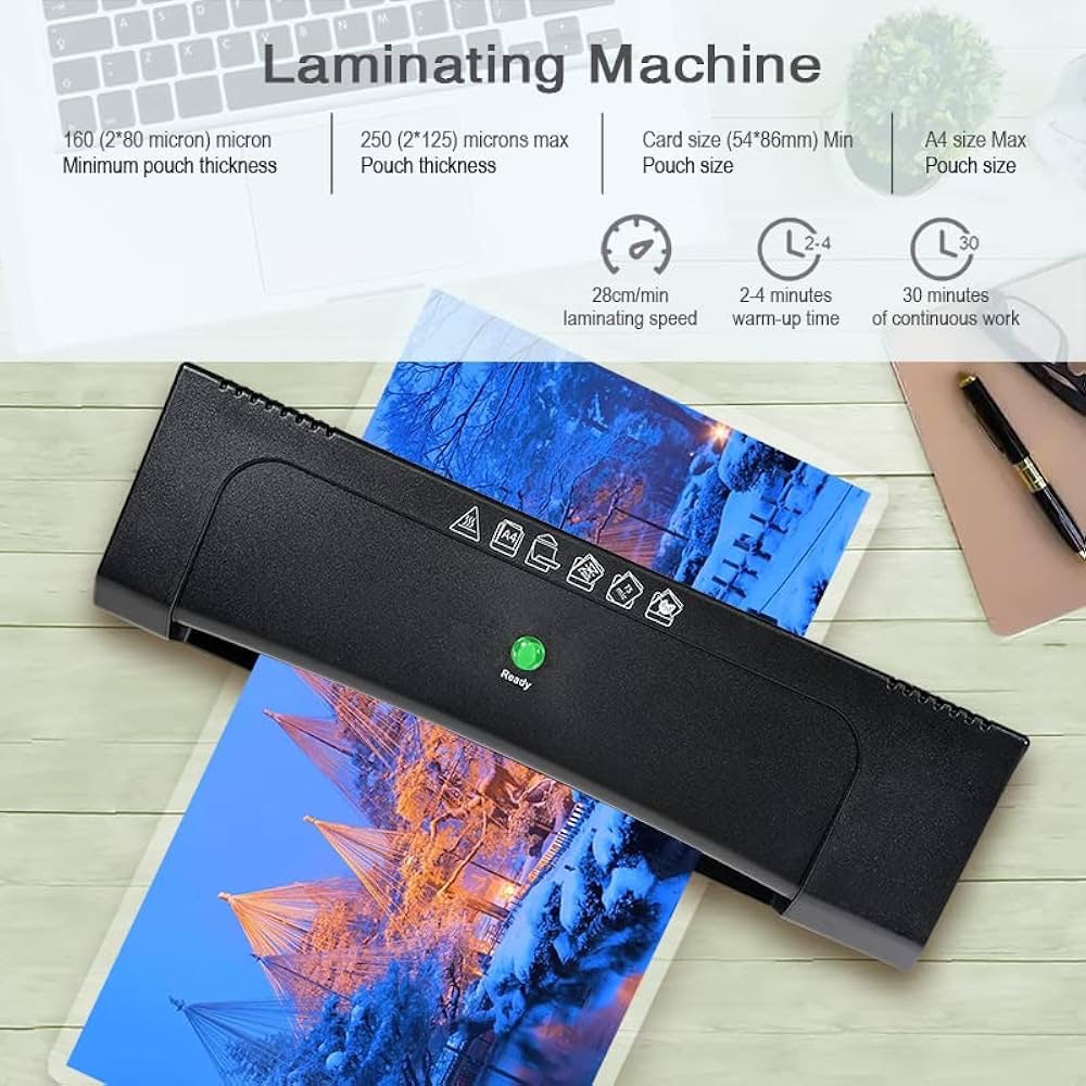 9-Inch Quick Laminating Machine with Bonus Accessories!