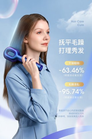 Guxin Essential Oil Hair Brush – Achieve Glossy, Nourished Hair at Home