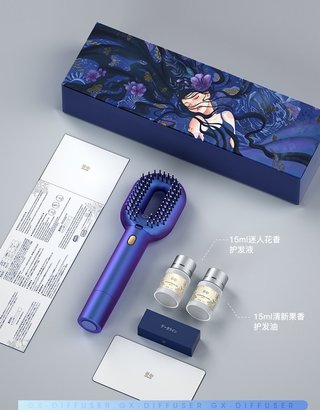 Guxin Essential Oil Hair Brush – Achieve Glossy, Nourished Hair at Home