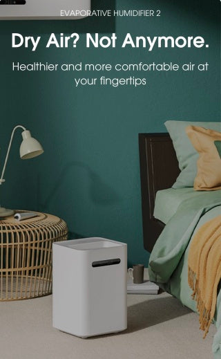 Smartmi 蒸发式加湿器 2 配备 4L 水箱、无雾设计和智能控制