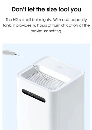 Smartmi 蒸发式加湿器 2 配备 4L 水箱、无雾设计和智能控制