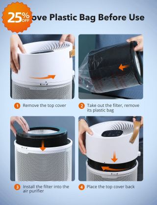 新品到货!限量补货!🔥 TaoTronics 静音空气净化器