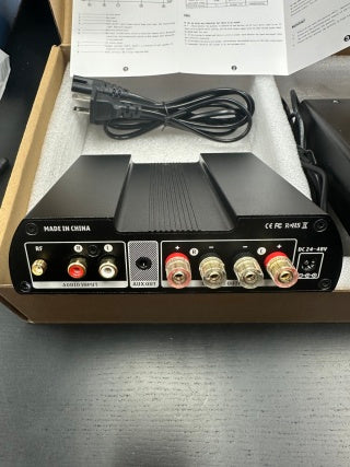 A08 PRO TPA3255 功率放大器蓝牙 5.1 带 UV 计 300W+300W HiFi D 类立体声数字音频放大器 2.0 声道放大器