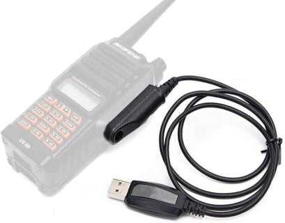 USB Programming Speaker Cable Cord & CD for Baofeng BF-UV9R, BF-UV9R Plus, BF-A58 BF-S58