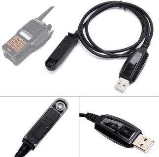 USB Programming Speaker Cable Cord & CD for Baofeng BF-UV9R, BF-UV9R Plus, BF-A58 BF-S58