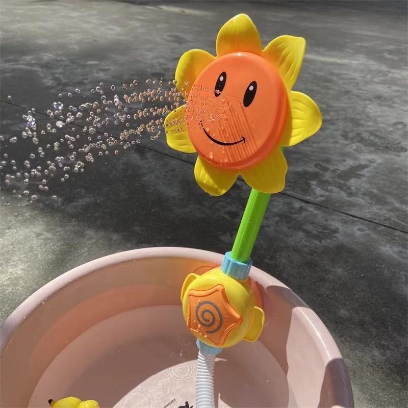 婴儿向日葵沐浴淋浴玩具喷水器淋浴水龙头
