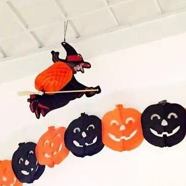 Halloween Pumpkin Banner Decoration