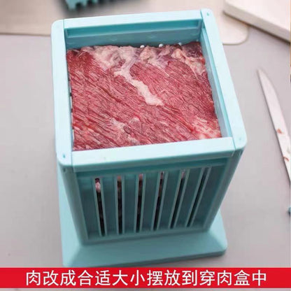 9-Hole Wear Meat String Machine