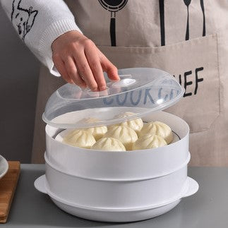 New Round Microwave Steamer