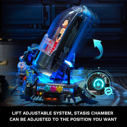 PANTASY Astro Boy Awakening Moment Building Blocks Set Model Building Bricks Set Adult Technic City Station Factory Robot Mech Space Building Kit Collectible Build-and-Display Model for Home or Office