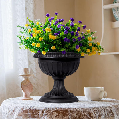 Urn Planter, Garden Planter Urns Classic Pedestal Garden Pots Wedding Flower Pots Decorative Plant Pots for Indoor Outdoor Garden Porch Front Door