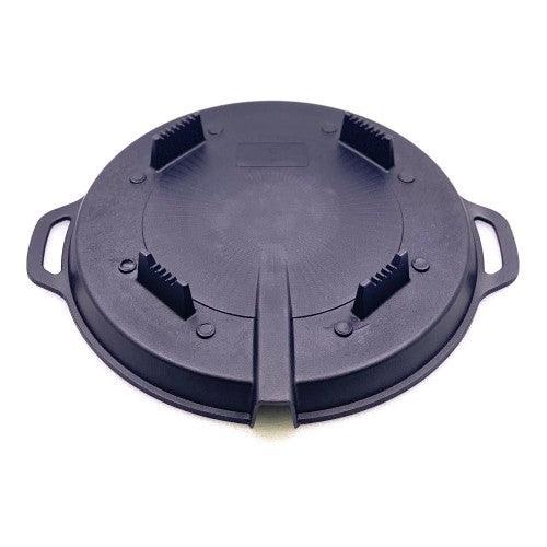 Portable Korean BBQ Stone Grill Plate Non Stick Coated Round