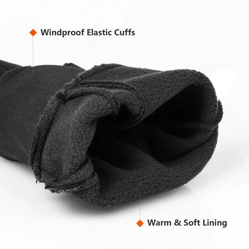 2 Pairs Winter Gloves – Waterproof, Windproof, Insulated Gloves for Kids & Adults, Ideal for Outdoor Sports & Cold Weather