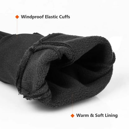 2 Pairs Winter Gloves – Waterproof, Windproof, Insulated Gloves for Kids & Adults, Ideal for Outdoor Sports & Cold Weather