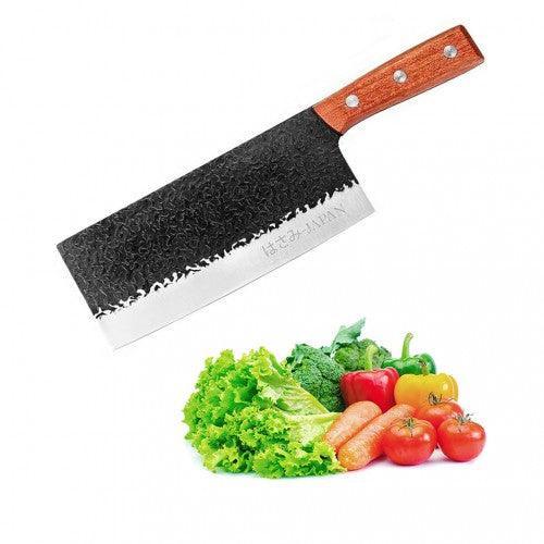 8 Inches Cleaver Chopper Knife-Japanese High Carbon Stainless Steel for Home Kitchen Restaurant Cutting Chopping Dicing and Slicing