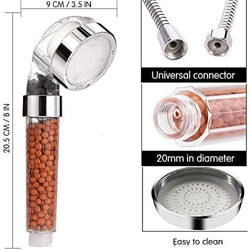 7 color LED Handheld Shower Head with Hose and Shower Nozzle