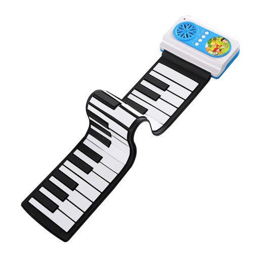 49-Key Mini Flexible Rollup Piano Adjustable Keyboard for Children Kids 3-6 Years Old