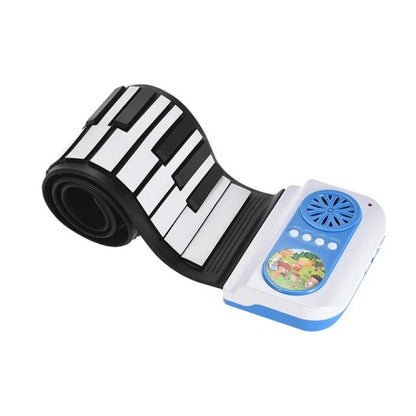 49-Key Mini Flexible Rollup Piano Adjustable Keyboard for Children Kids 3-6 Years Old