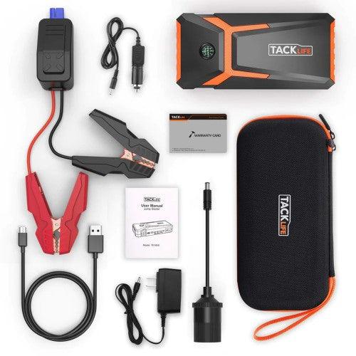 TACKLIFE T8 800A 峰值 18000mAh 汽车启动器，最高可达 7.0L