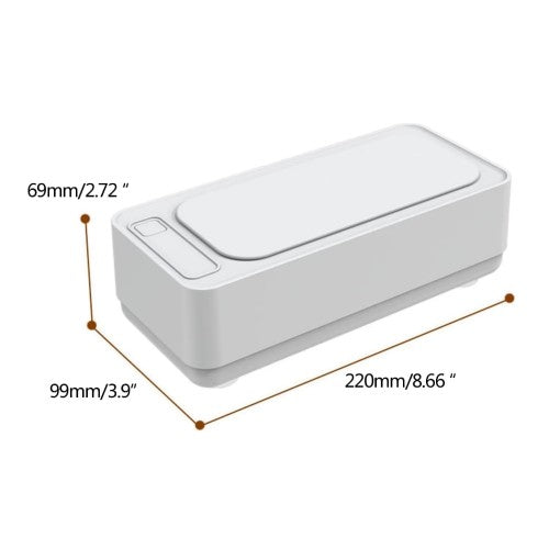 Portable Ultrasonic Cleaner, 40,000Hz Ultrasonic Jewelry Cleaning Device for Jewelry,Eyeglass, Watches, Coins - JK305