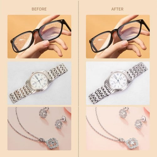 Portable Ultrasonic Cleaner, 40,000Hz Ultrasonic Jewelry Cleaning Device for Jewelry,Eyeglass, Watches, Coins - JK305