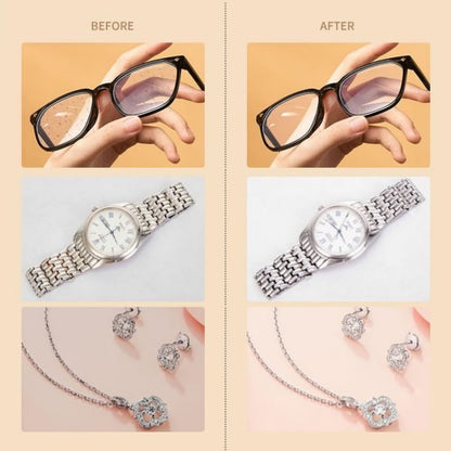 Portable Ultrasonic Cleaner, 40,000Hz Ultrasonic Jewelry Cleaning Device for Jewelry,Eyeglass, Watches, Coins - JK305