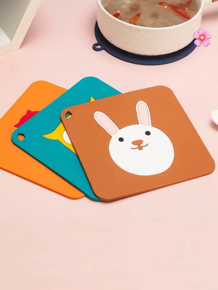 Auch Silicone Trivet Mat 5pcs Silicone Pot Mat