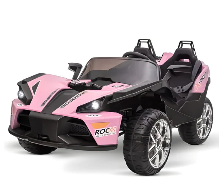 2025 Racing Sport Slingshot 12V Two Seater Kids Ride on Car Pink