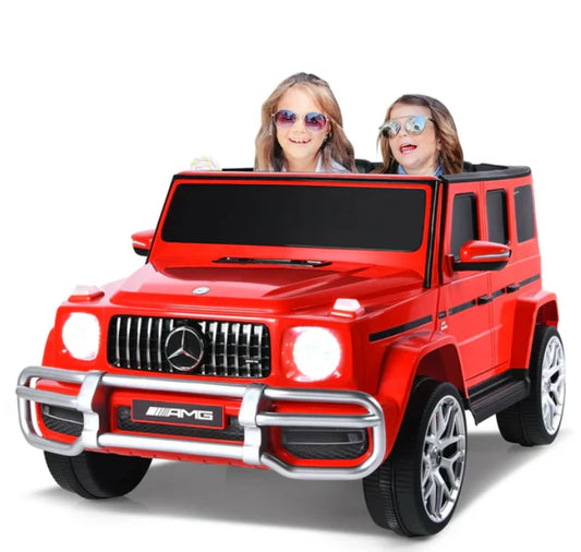 Licensed Mercedes Benz AMG G63 G Wagon S307 24V DELUXE Two Seater Kids Ride On Car Red