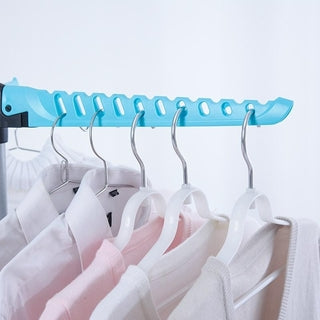 2021 New Model: Floor Standing Folding Clothes Rack