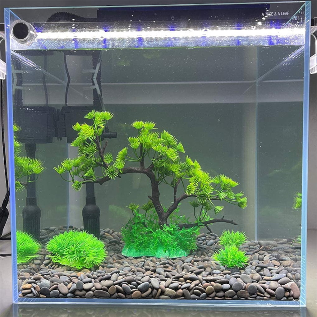 Set of aquarium tree branch ornaments for fish tank decor