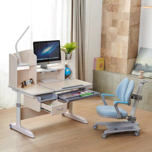 Adjustable Height Study Desk and Chair Set