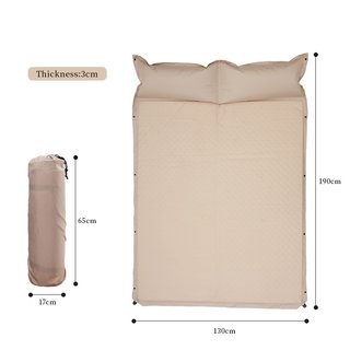 Outdoor Double Automatic Inflatable Pad Moisture-Proof Tent Sleeping Pad Camping Pad Inflatable Mattress