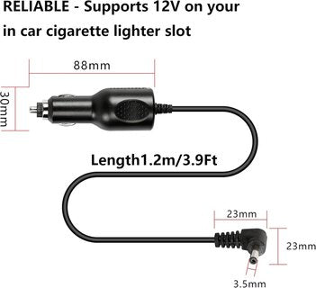 3.5mm x 1.35mm 汽车电源线