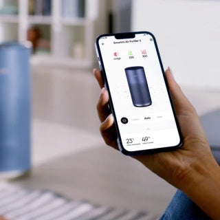 Smartmi Air Purifier P2 with H13 HEPA Filter, UV Sterilization, and Apple HomeKit, Google Assistant, and Alexa Compatibility