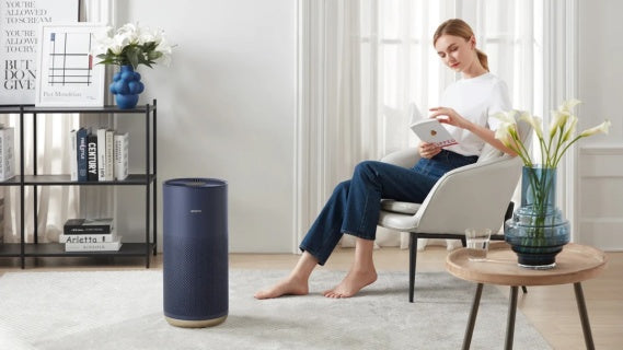 Smartmi Air Purifier P2 with H13 HEPA Filter, UV Sterilization, and Apple HomeKit, Google Assistant, and Alexa Compatibility