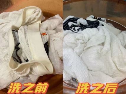 White mesh sneaker before and after - yellowed mesh holes cleaned to bright white, no scrubbing
