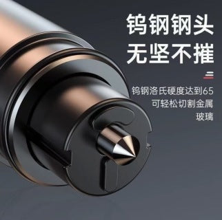 Window breaker + seatbelt cutter label - original genuine product, break window and cut belt functions